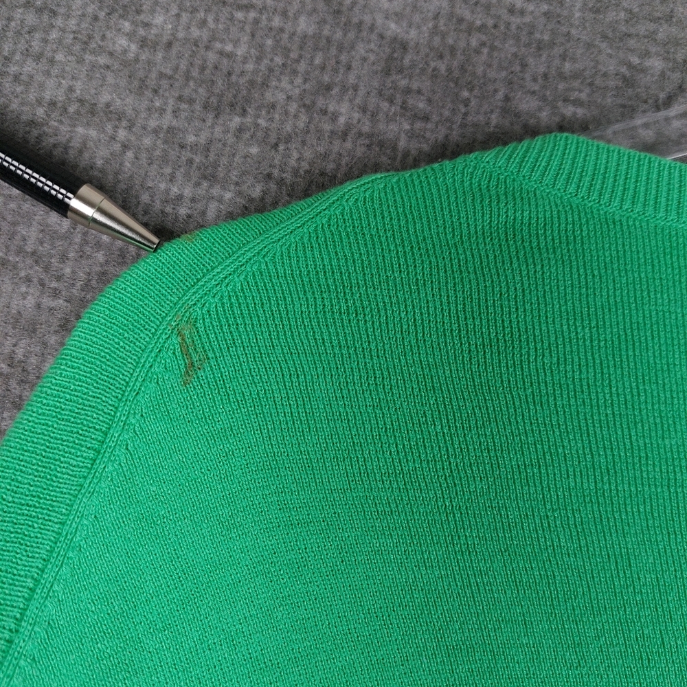 POLO RALPH LAUREN MEN GREEN 100% PIMA COTTON PREPPY VNECK SWEATER SIZE XLT - Picture 10 of 11